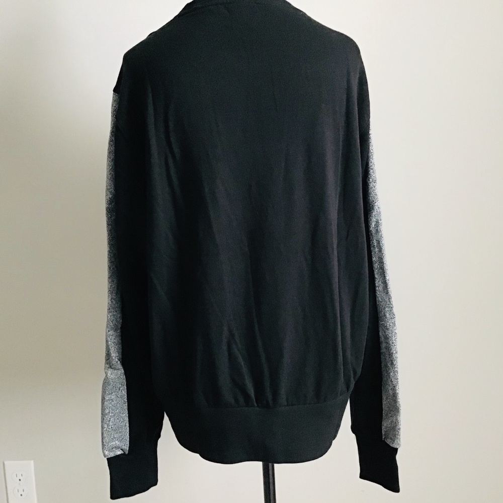 PINK VS Sequins Campus Crew Sweatshirt Top NWT - Picture 10 of 10